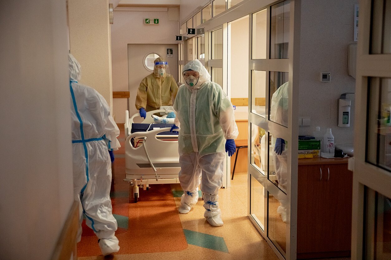 Coronavirus ward at Alytus Hospital Coronavirus ward at Alytus Hospital